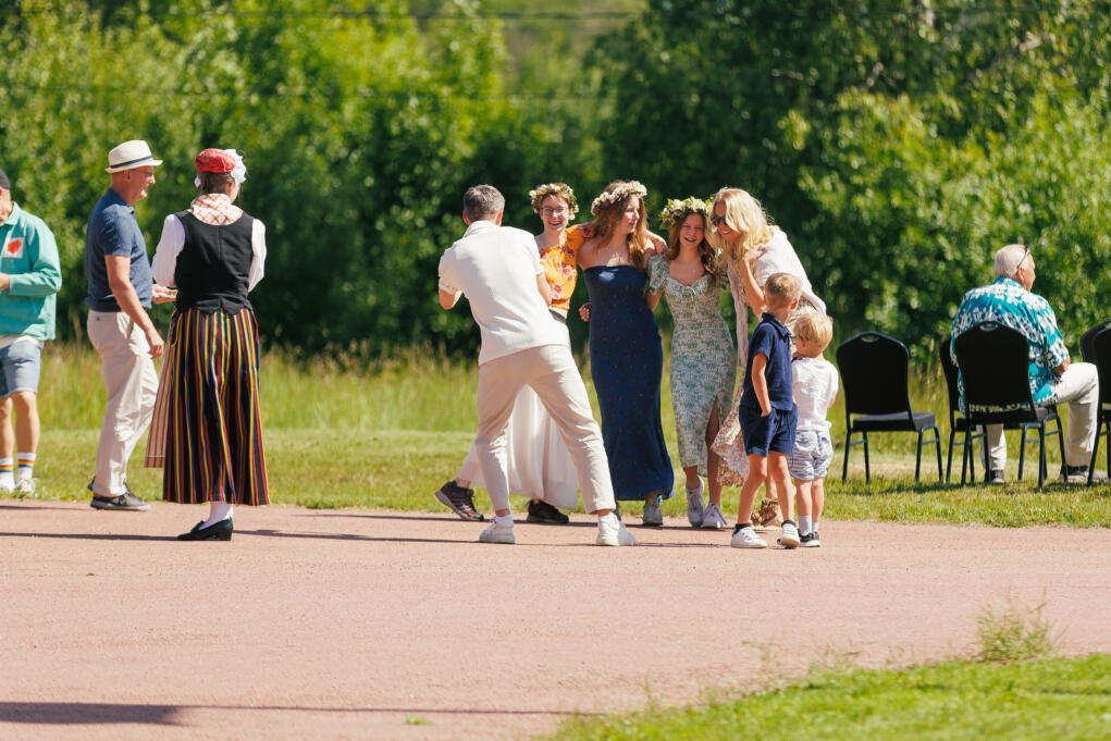 Midsommarfirande Vid Solbacka Saltvik Nya Åland 